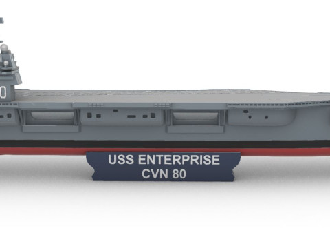 USS Enterprise CVN-80 1400 3D Druckmodell
