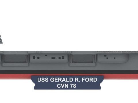 CVN-78 1400 3D Print Model