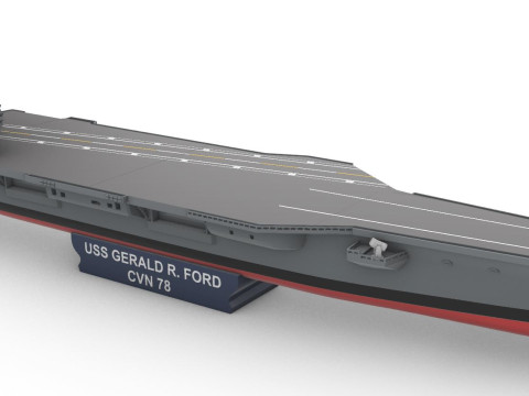 CVN-78 1400 Modèles 3D en vedette