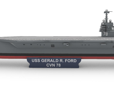 CVN-78 1400 Modèles 3D en vedette