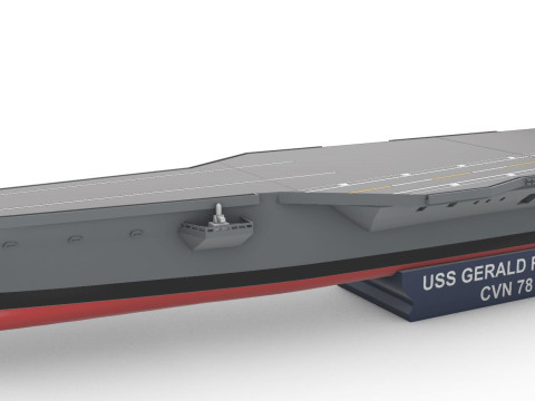 CVN-78 1400 Modèles 3D en vedette