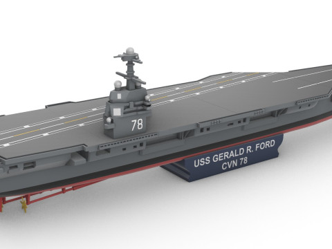 CVN-78 1400 Modèles 3D en vedette