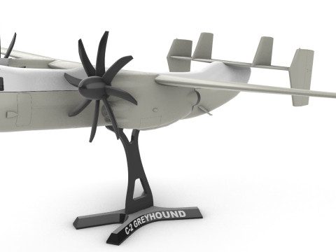 सी-2 ग्रेहाउंड 3D प्रिंट मॉडल