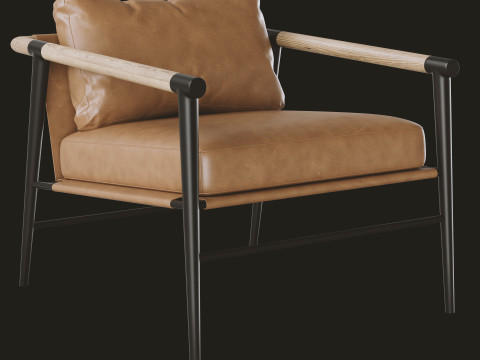 Four Hands Rowen Chair 3D Модель