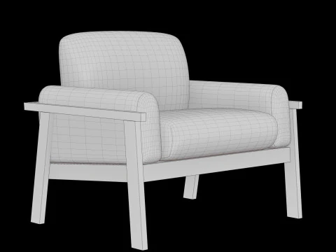 Armchair 1 3D Model