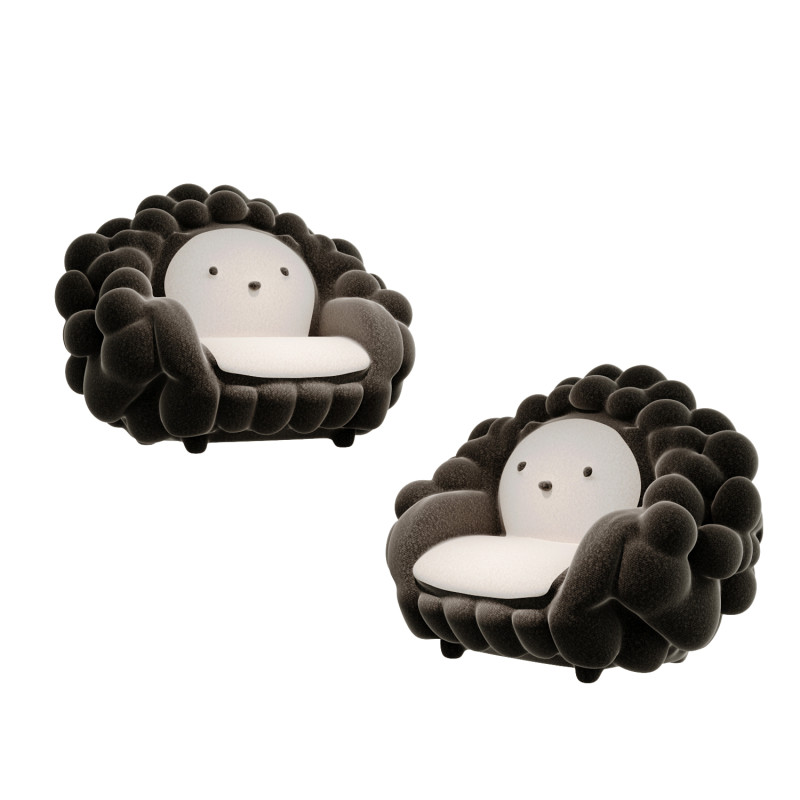 Modern children cartoon lazy sofa 3D Model .c4d .max .obj .3ds .fbx .stl .blend 