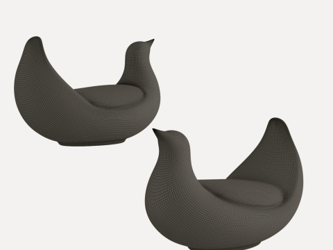 Modern childrens reclining chairs and lazy sofas 3D Model