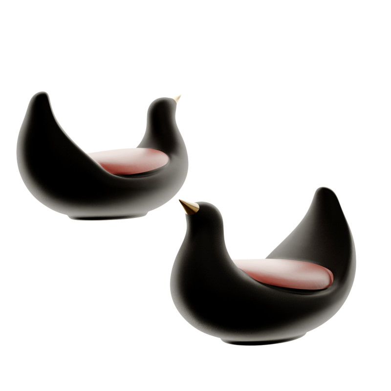 Modern childrens reclining chairs and lazy sofas 3D Model .c4d .max .obj .3ds .fbx .stl .blend 