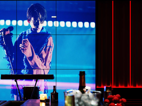 Modern metal style bar 3Dモデル