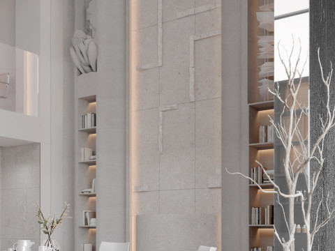 Modern minimalist coffee shop 3Dモデル