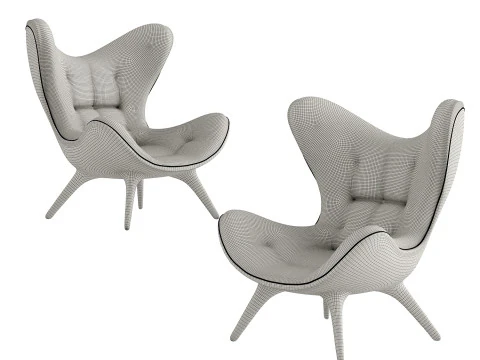 モダンなラウンジチェア 3Dモデル