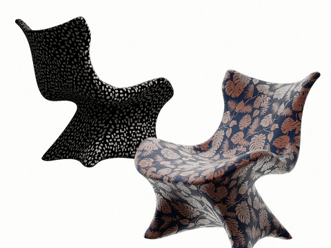 Modern shark lounger 3Dモデル