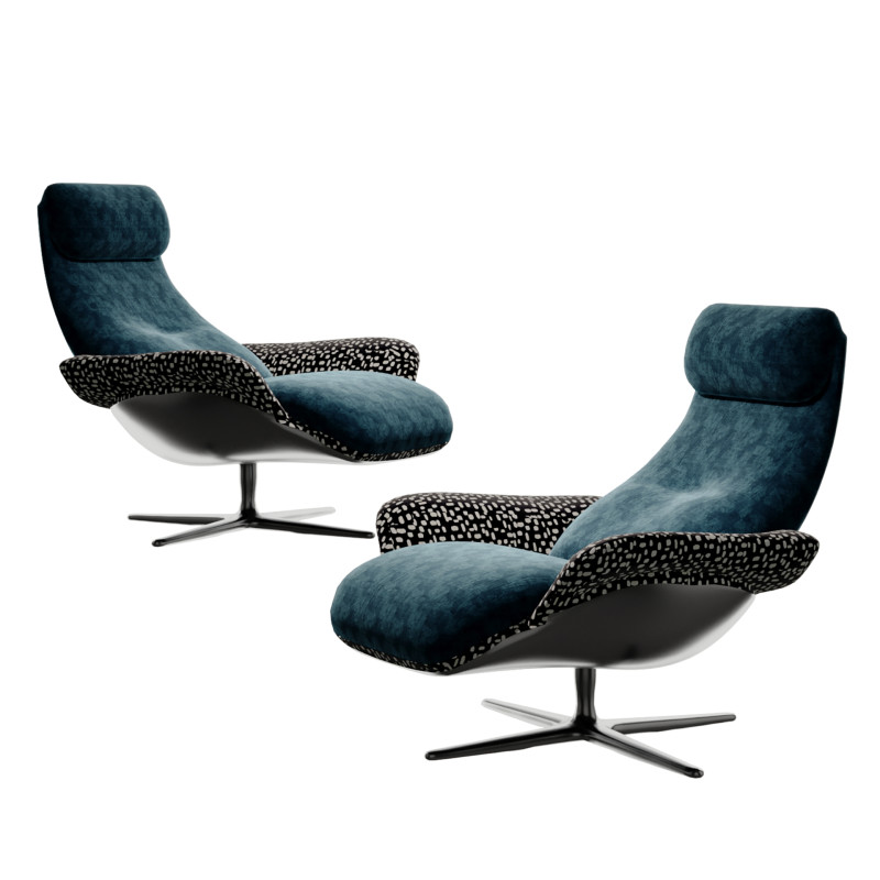 Modern lounge chairs 3Dモデル .c4d .max .obj .3ds .fbx .stl .blend 