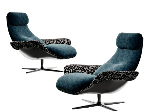 Modern lounge chairs 3Dモデル