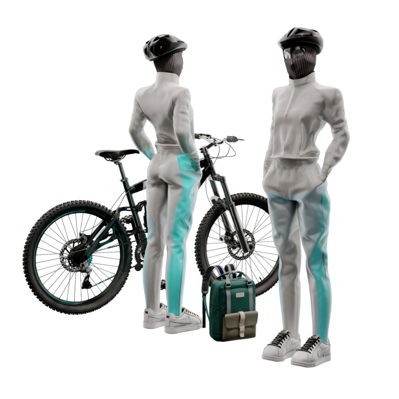 Modern Sports Cycling Sportswear Model 3D in 3DExport