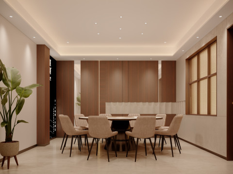 Modern and anti-Japanese dining box 3Dモデル