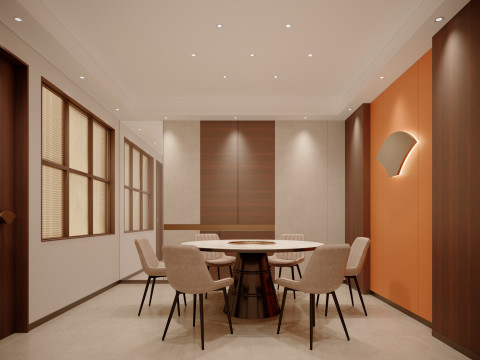 Modern pre-owned dining box 3Dモデル
