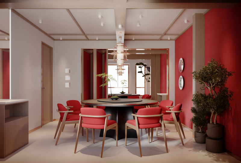Modern dining boxes Modelo 3D .c4d .max .obj .3ds .fbx .stl .blend 