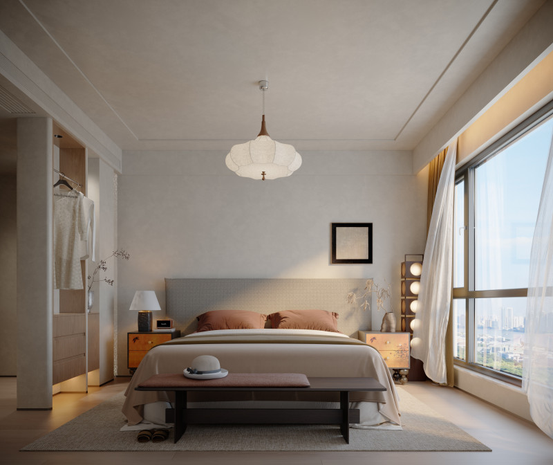Modern pre-loved master bedroom Model 3D .c4d .max .obj .3ds .fbx .stl .blend 