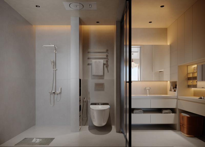Modern toilets washbasins vanities Modelo 3D .c4d .max .obj .3ds .fbx .stl .blend