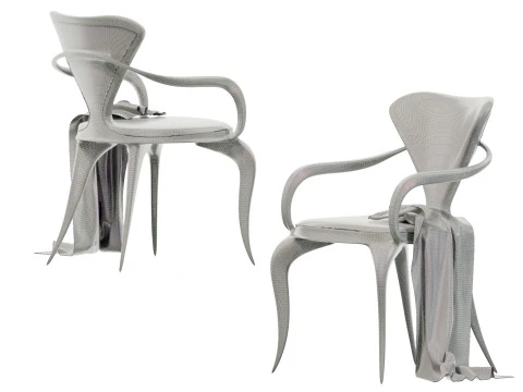 Modern luxury dining chairs 3D Model