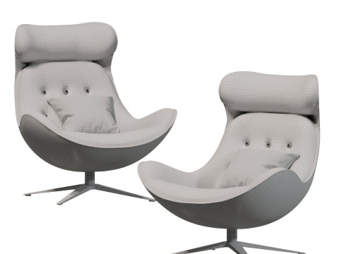 Modern lounge chairs Modelo 3D