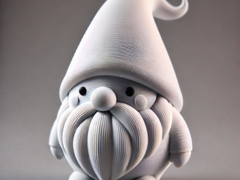 Whimsical Gnome Charm Model 3D