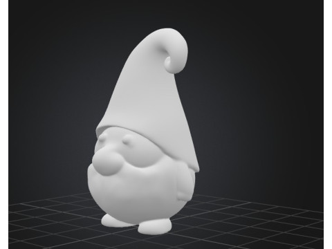 Whimsical Gnome Charm Model 3D