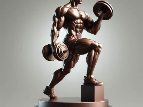 Muscular Figure Lifting 3D प्रिंट मॉडल
