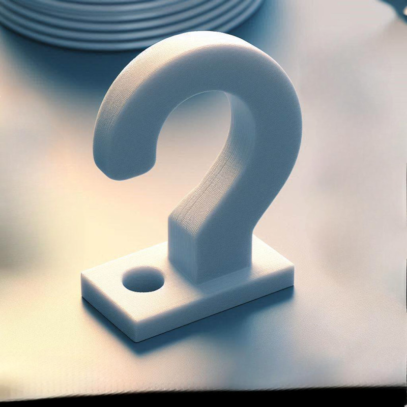 Minimalist Hook with Built-In Attachment Hole 3D 프린트 모델 .c4d .max .obj .3ds .fbx .stl .blend
