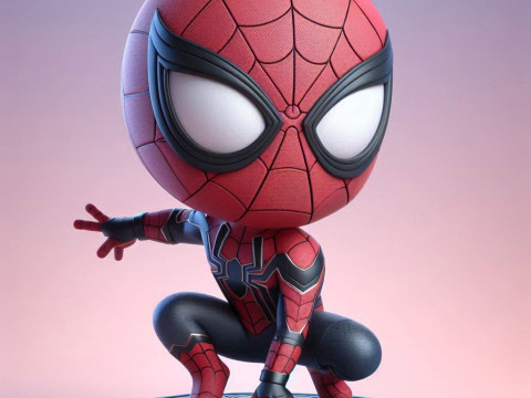Chibi Baby SPIDERMAN 3D प्रिंट मॉडल