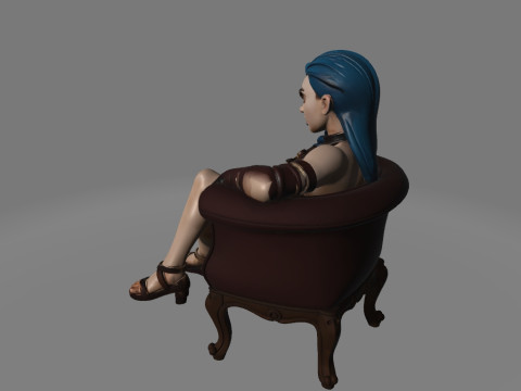 Jinx from Arcane 3D प्रिंट मॉडल