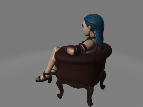Jinx from Arcane 3D Print Model