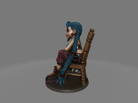 Jinx Arcane - League of Legends Modelo de impresión 3D