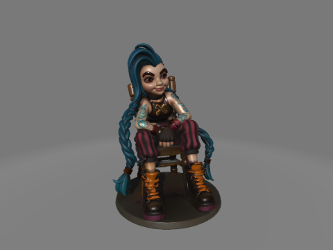 Jinx Arcane - League of Legends Modelo de impresión 3D