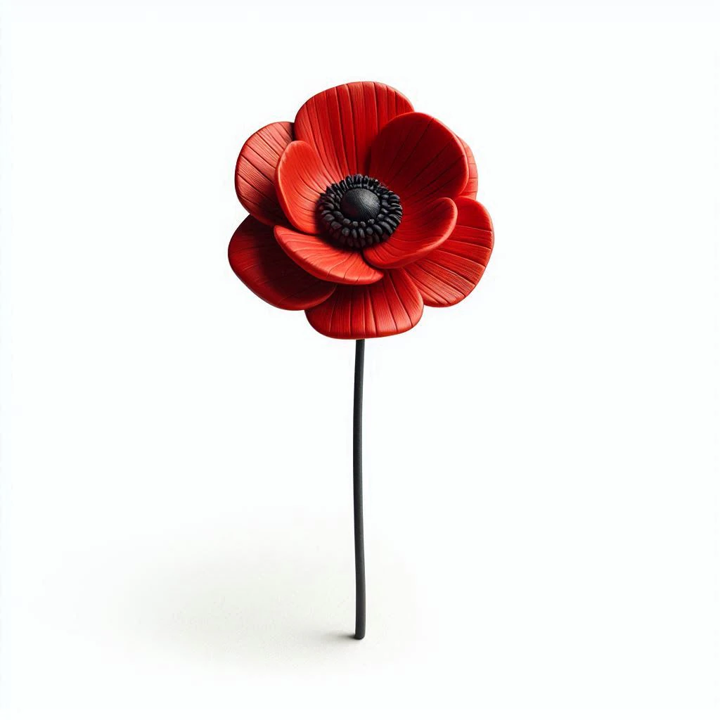 Anemones Before the Rain A Memorial Tribute 3D Print Model .c4d .max .obj .3ds .fbx .stl .blend 