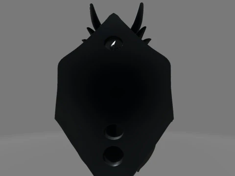 Dragon Head Wall Mount 3D Print Model