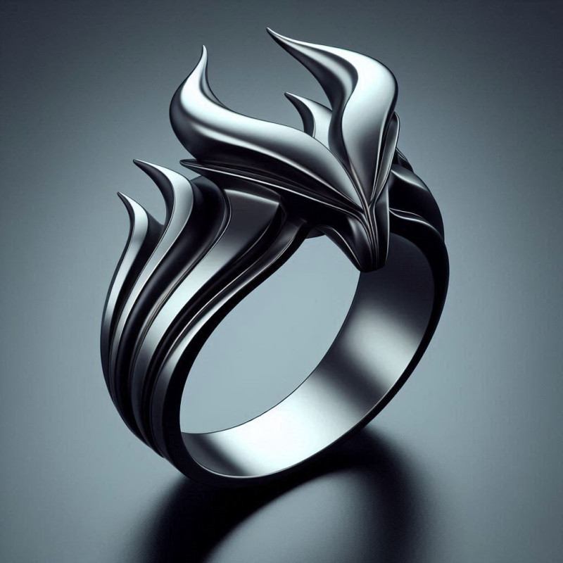 Devil Ring Dark Striking Modelo de impresión 3D .c4d .max .obj .3ds .fbx .stl .blend