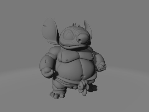 Sumo Stitch The Mischievous Heavyweight 3D Принт Модель
