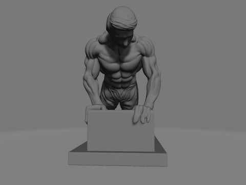 Push Up Gym Athlete Modelo de impresión 3D
