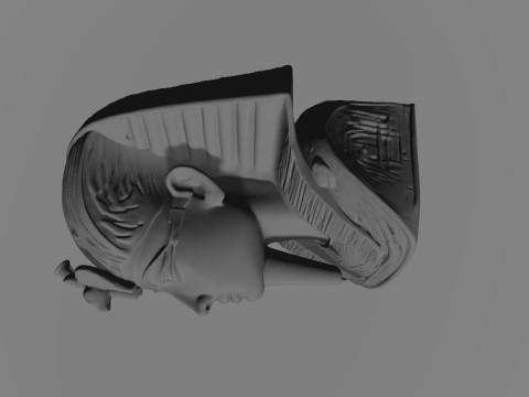 Tutankhamuns Head Ancient Egyptian Bust 3D Принт Модель