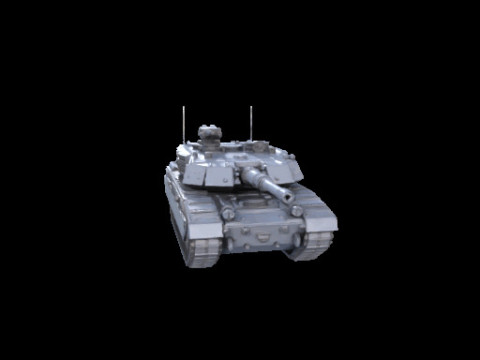 Challenger 2 Tank Realistic 3D Printable Military Model 3D Druckmodell