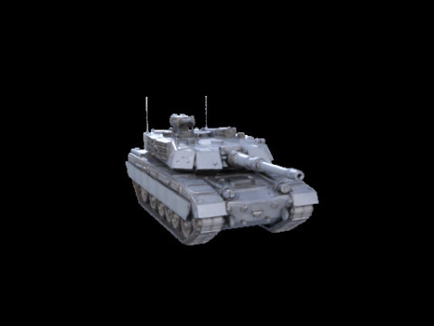 Challenger 2 Tank Realistic 3D Printable Military Model 3D Druckmodell