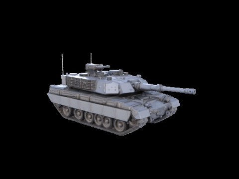 Challenger 2 Tank Realistic 3D Printable Military Model 3D Druckmodell
