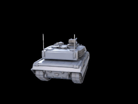 Challenger 2 Tank Realistic 3D Printable Military Model 3D Druckmodell
