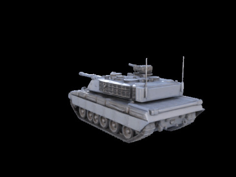 Challenger 2 Tank Realistic 3D Printable Military Model 3D Druckmodell