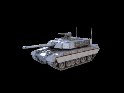 Challenger 2 Tank Realistic 3D Printable Military Model 3D Druckmodell