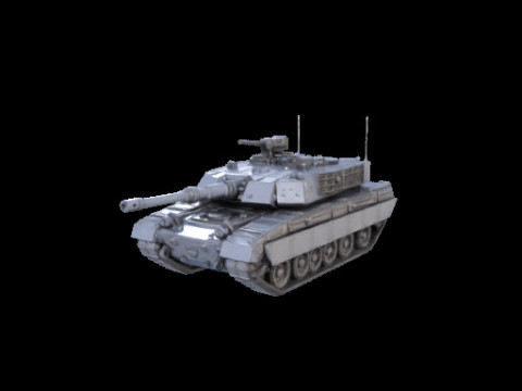 Challenger 2 Tank Realistic 3D Printable Military Model 3D Druckmodell
