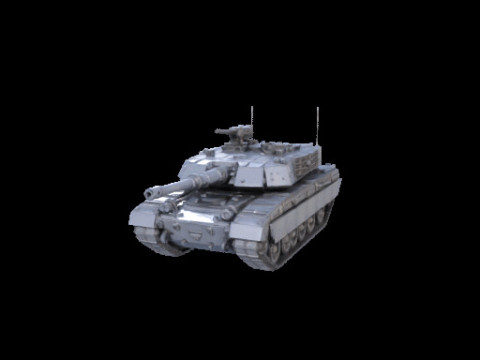 Challenger 2 Tank Realistic 3D Printable Military Model 3D Druckmodell