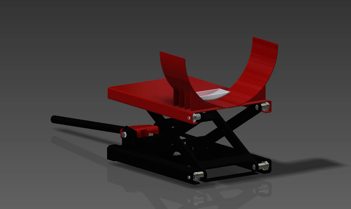 Hydraulic extraction table 3D Model .c4d .max .obj .3ds .fbx .stl .blend